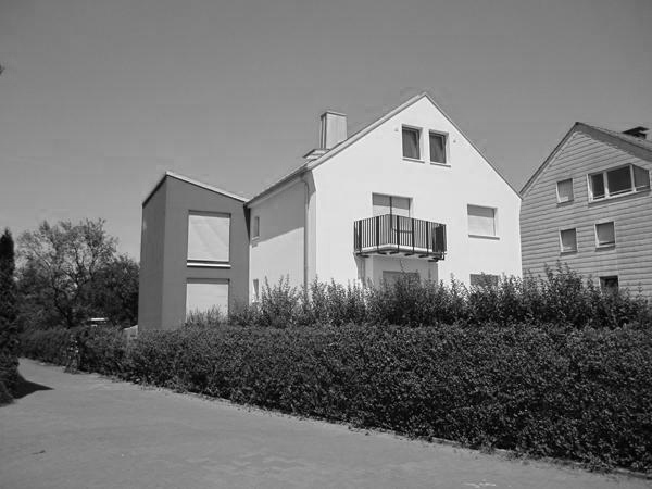 Anbau und Umbau eines Einfamilienhauses